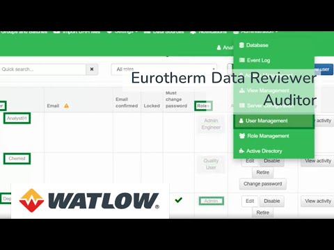 Eurotherm Data Reviewer Auditor